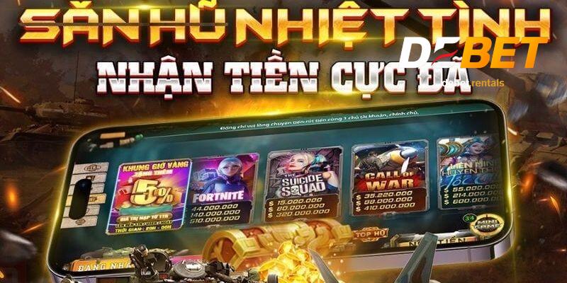 Nổ Hũ B52 tại Debet – Quay hũ dễ trúng, thưởng lớn bất ngờ 3 Các trò đa dạng của nổ hũ B52