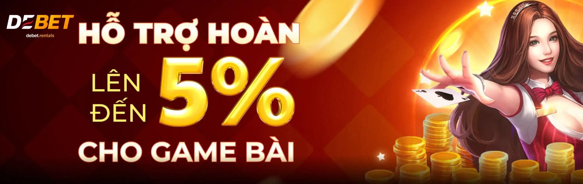 hoản trả lên đến 5% tại debet
