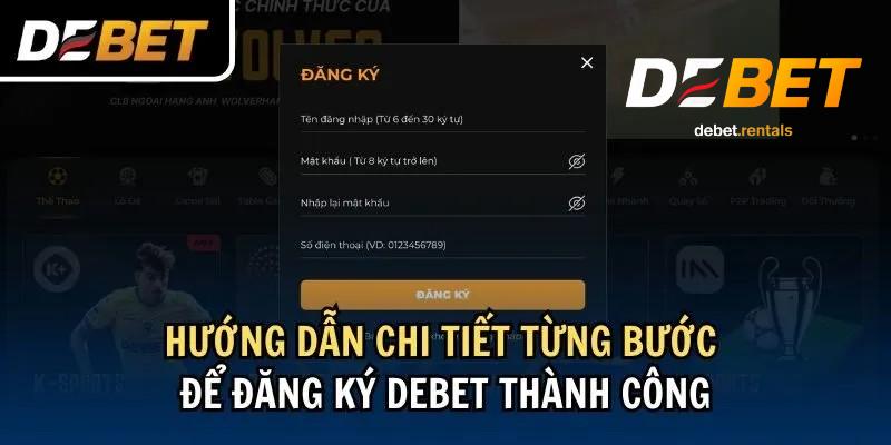 Hướng dẫn đăng ký Debet 