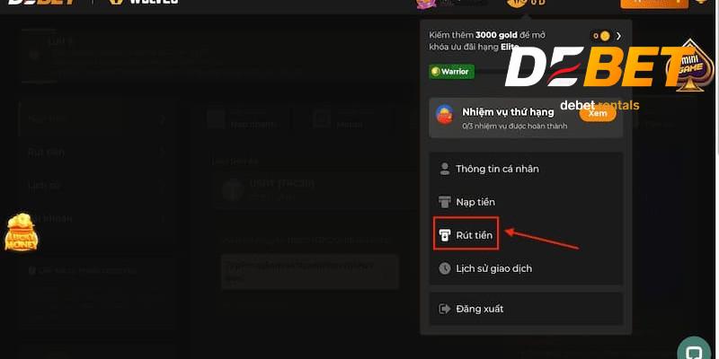 Ý nghĩa của rút tiền Debet