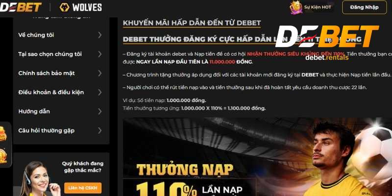 Các chương trình khuyến mãi Debet 2025